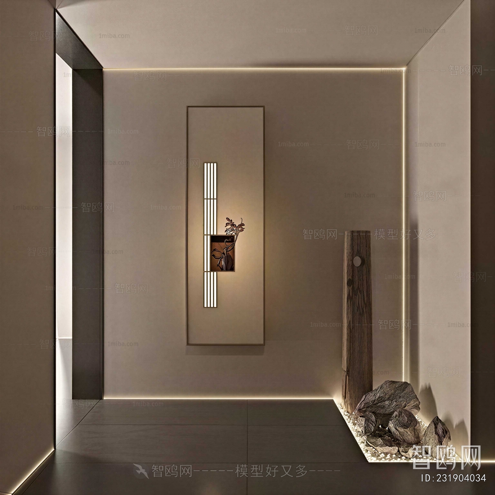 New Chinese Style Hallway