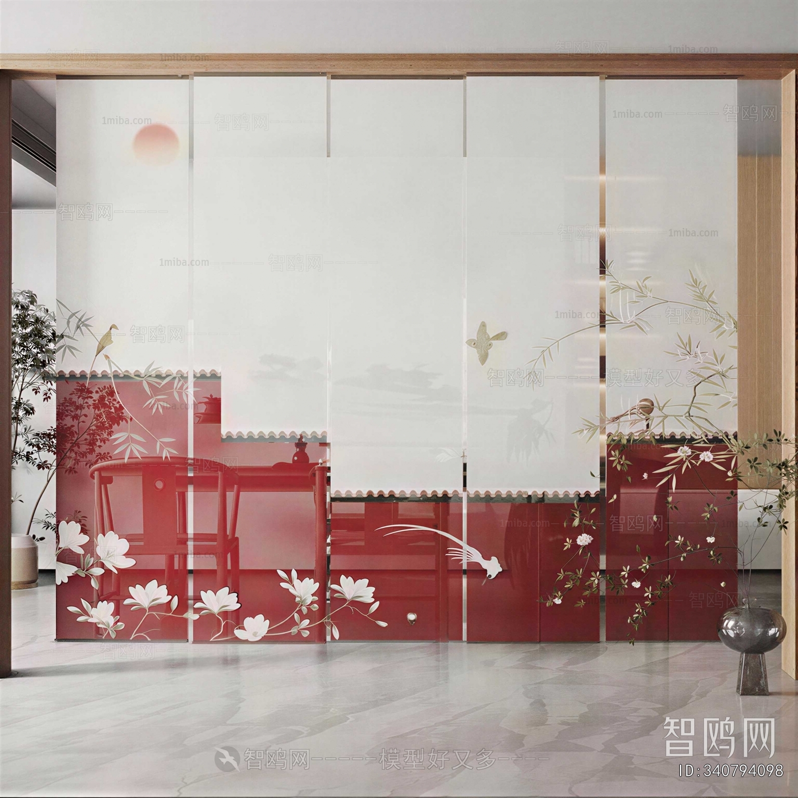New Chinese Style Door Curtain