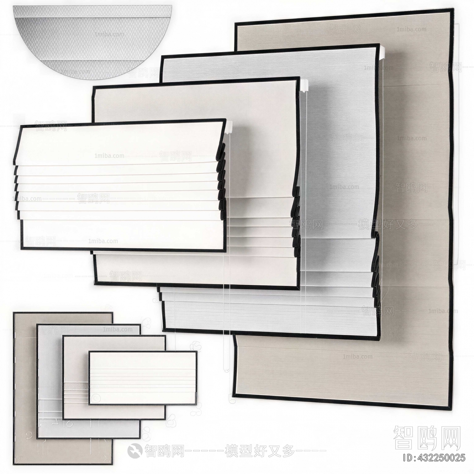 Modern Roman Curtain