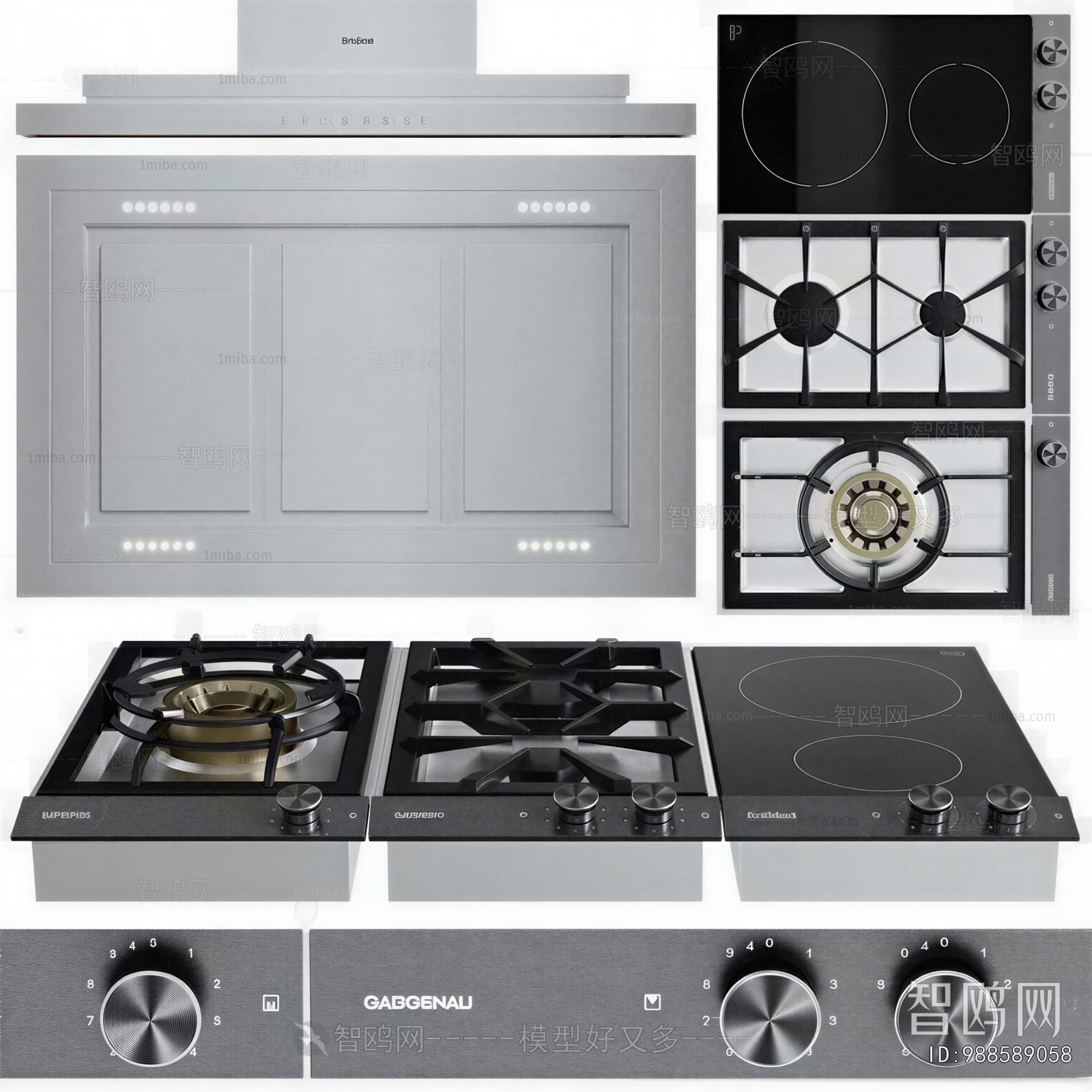Modern Kitchen Electric Gas Range