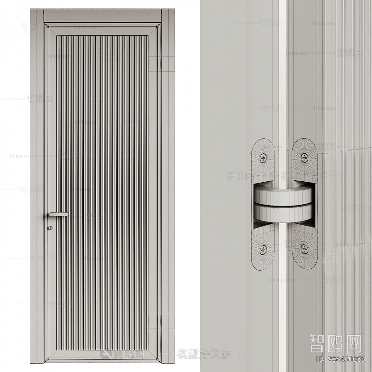 Modern Single Door