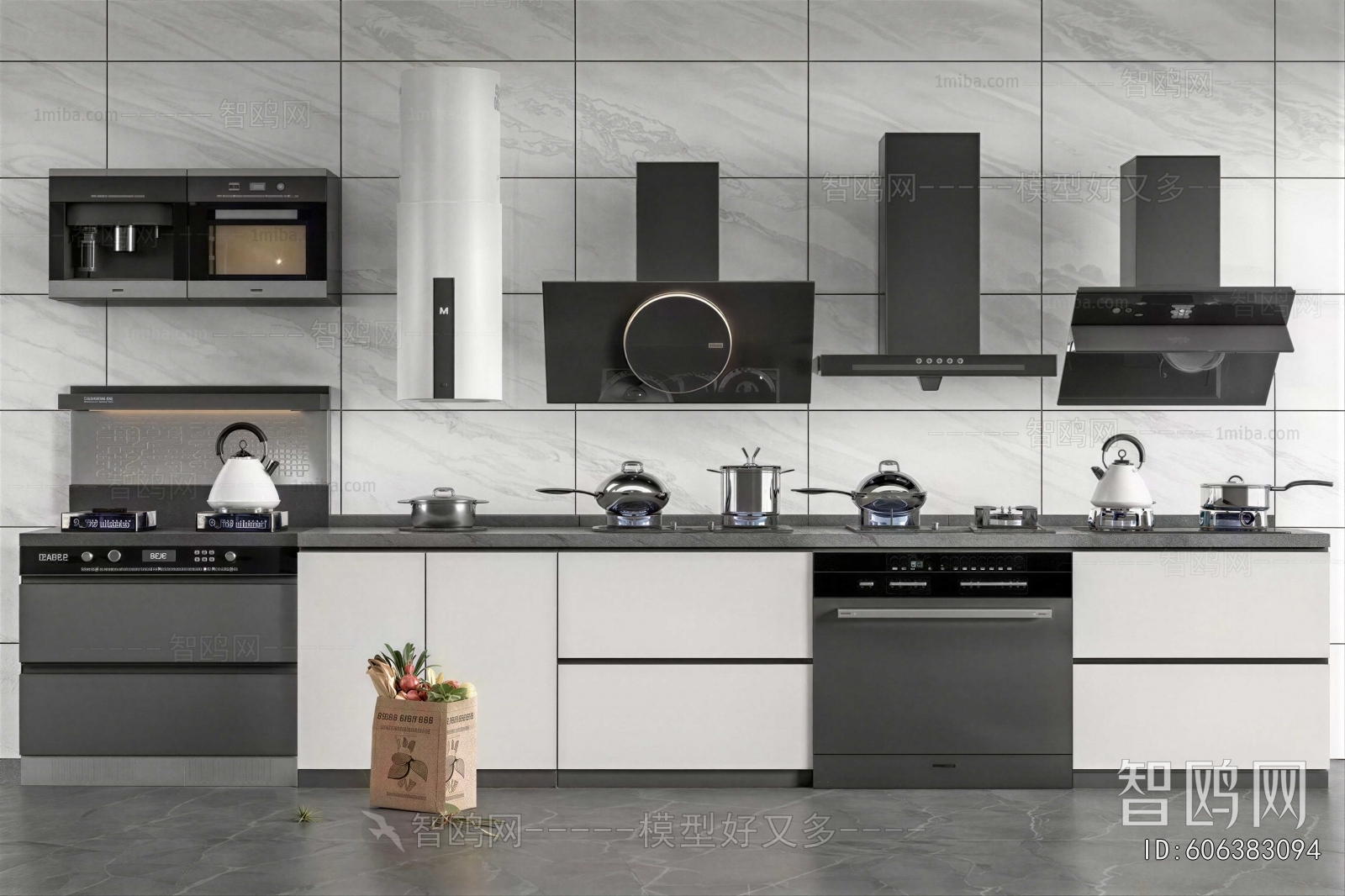 Modern Kitchen Electric Gas Range