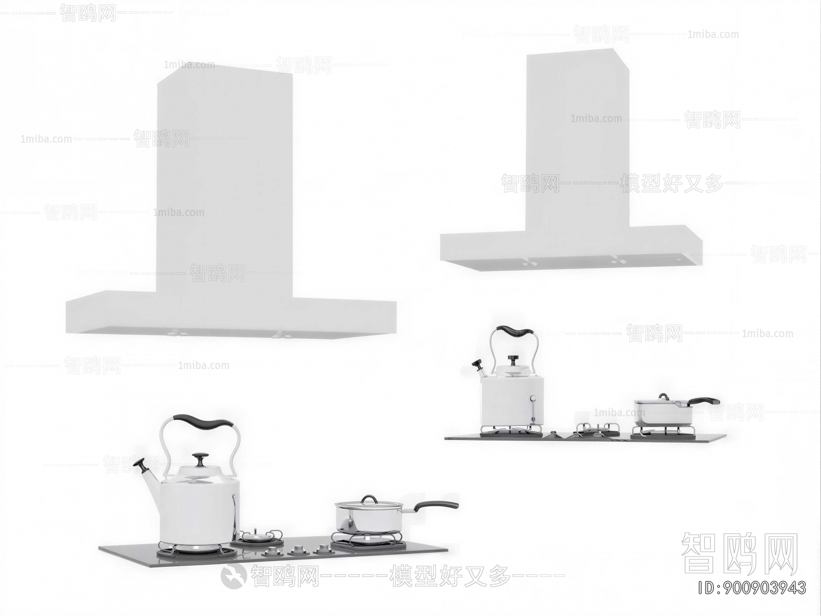 Modern Kitchen Electric Gas Range