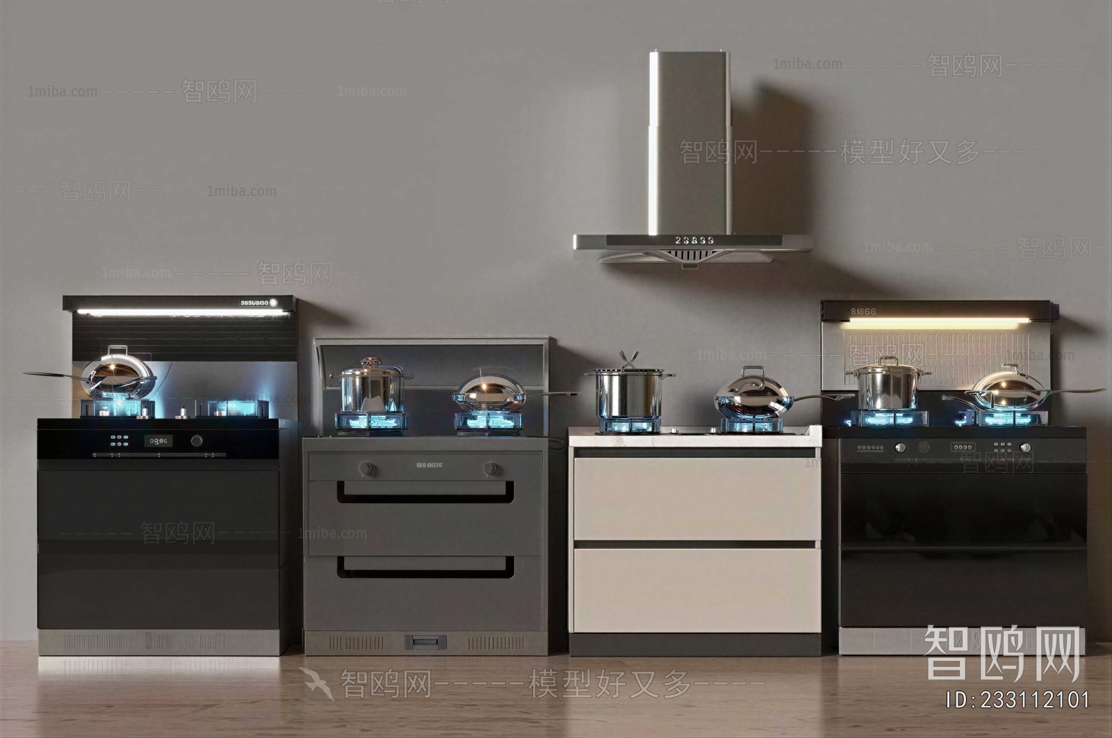 Modern Kitchen Electric Gas Range
