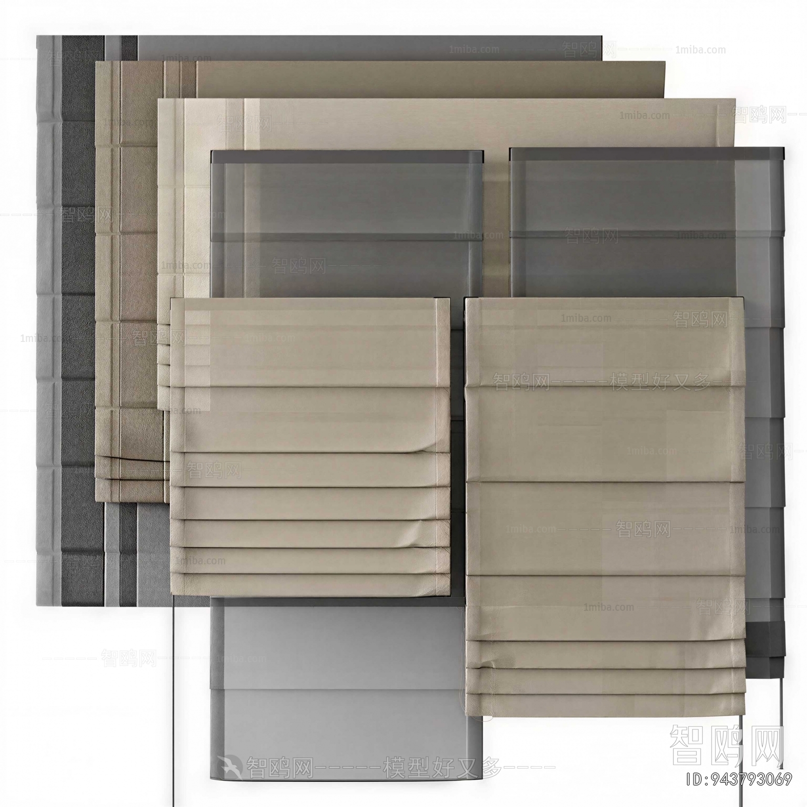 Modern Roman Curtain