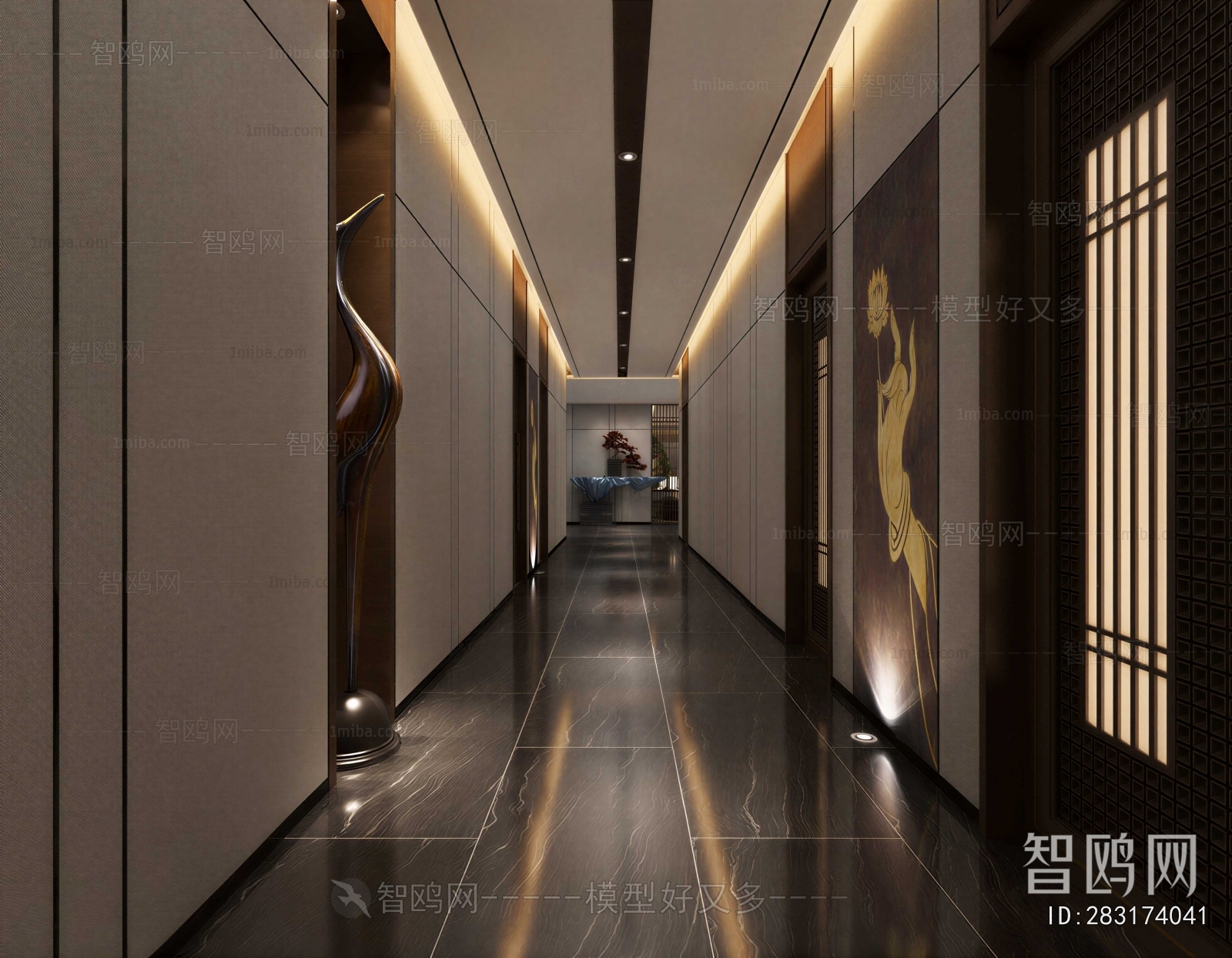 New Chinese Style Corridor