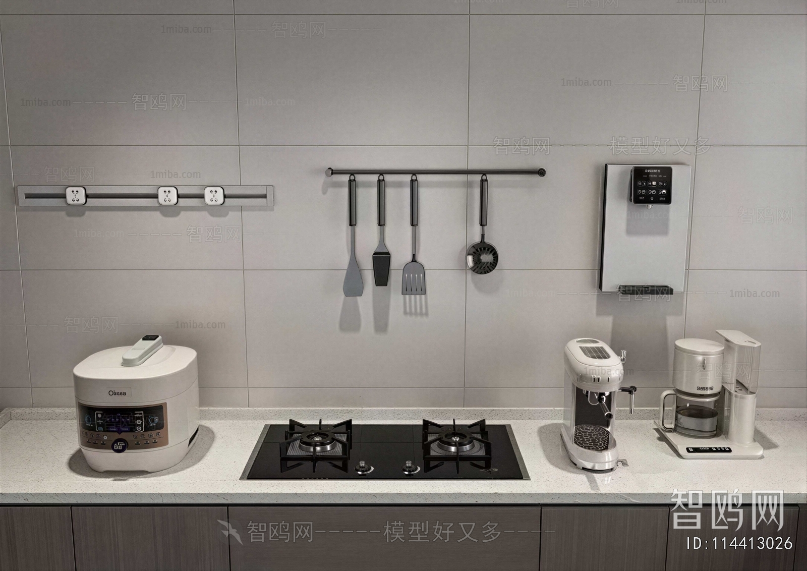 Modern Kitchen Electric Gas Range