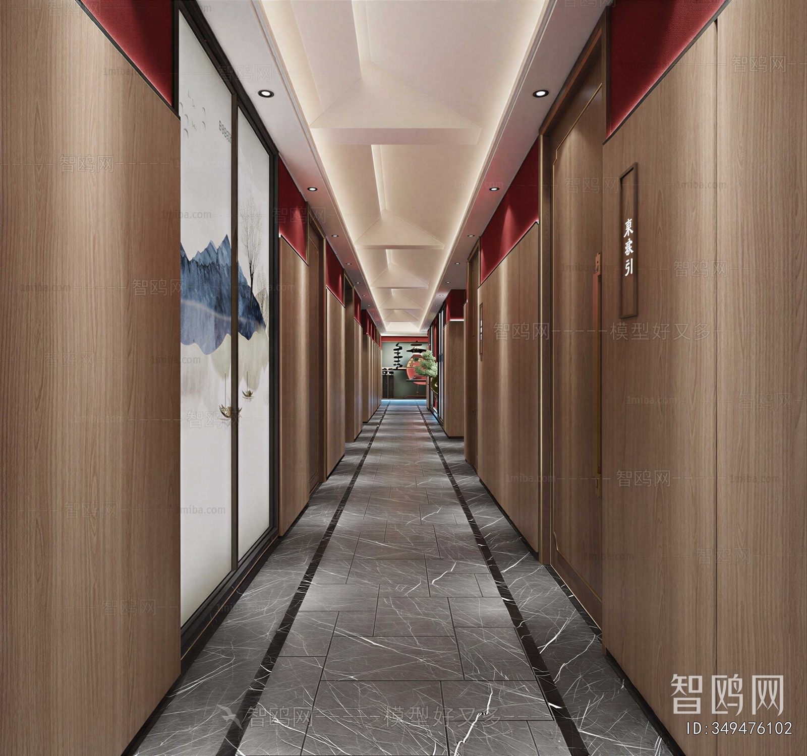 New Chinese Style Corridor