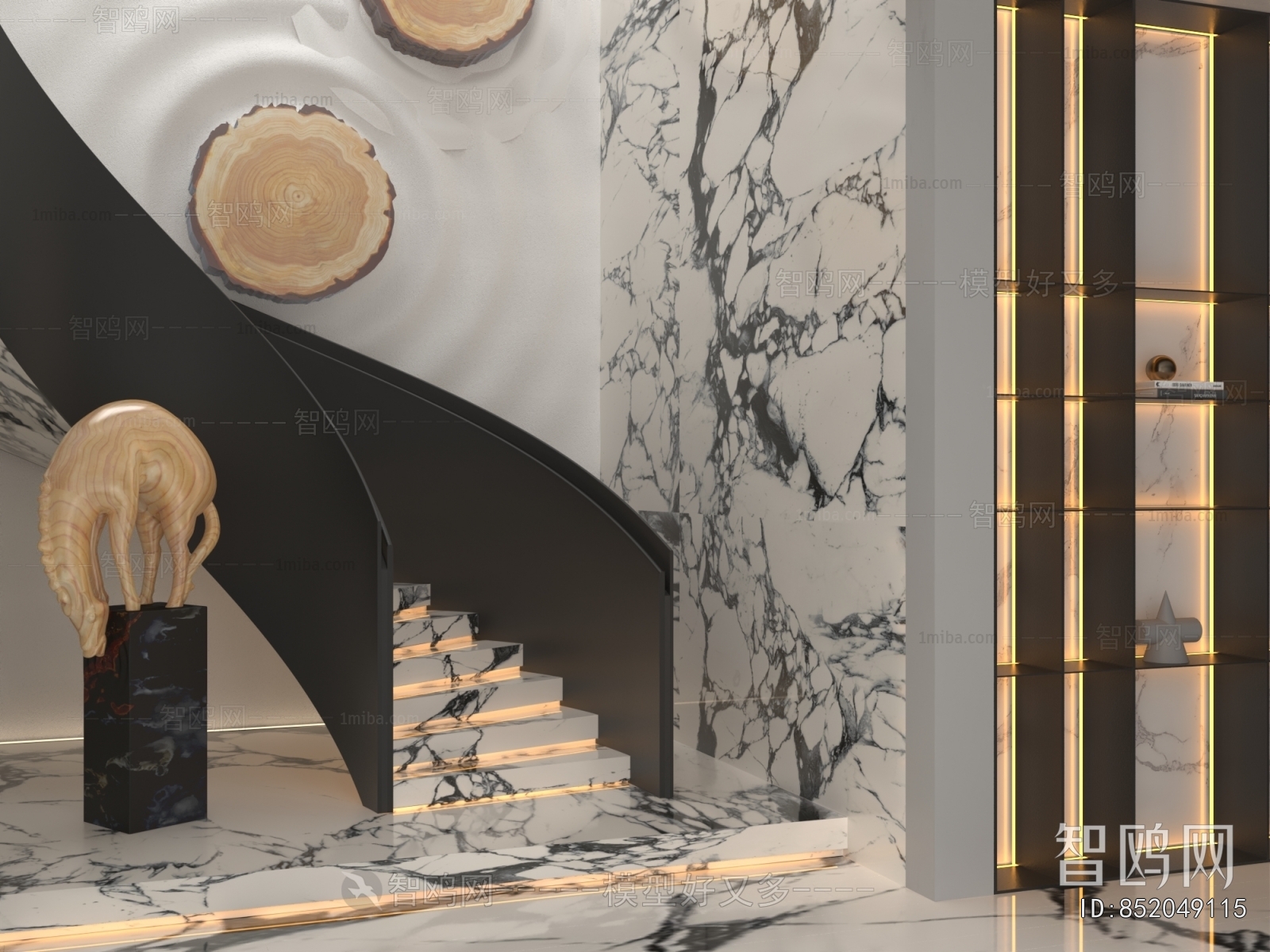 Modern Rotating Staircase