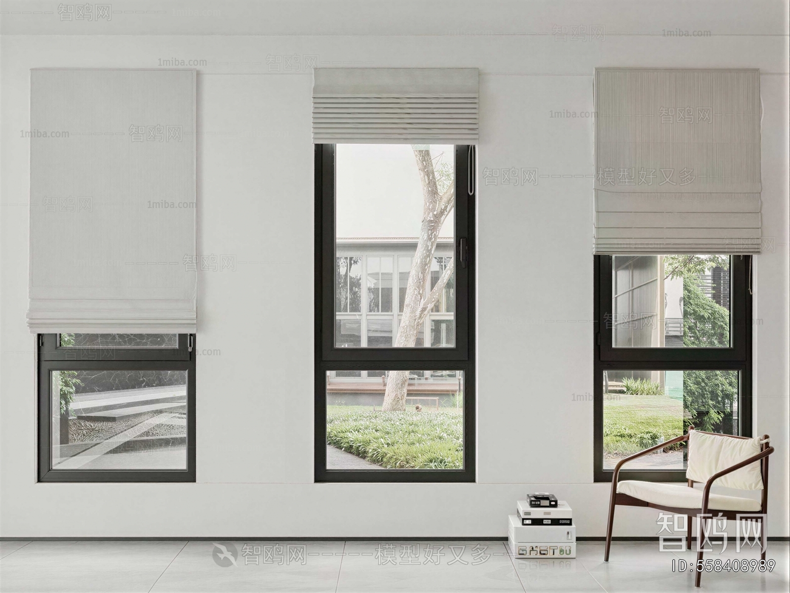 Modern Roman Curtain