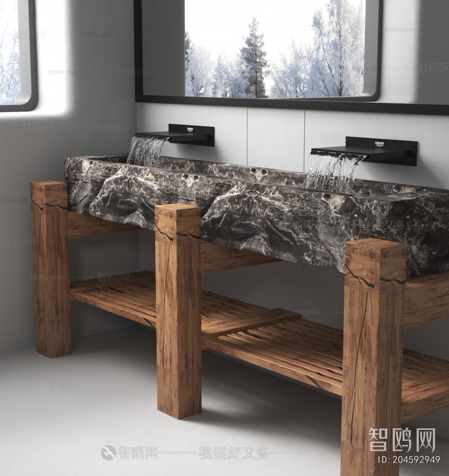 Wabi-sabi Style Basin