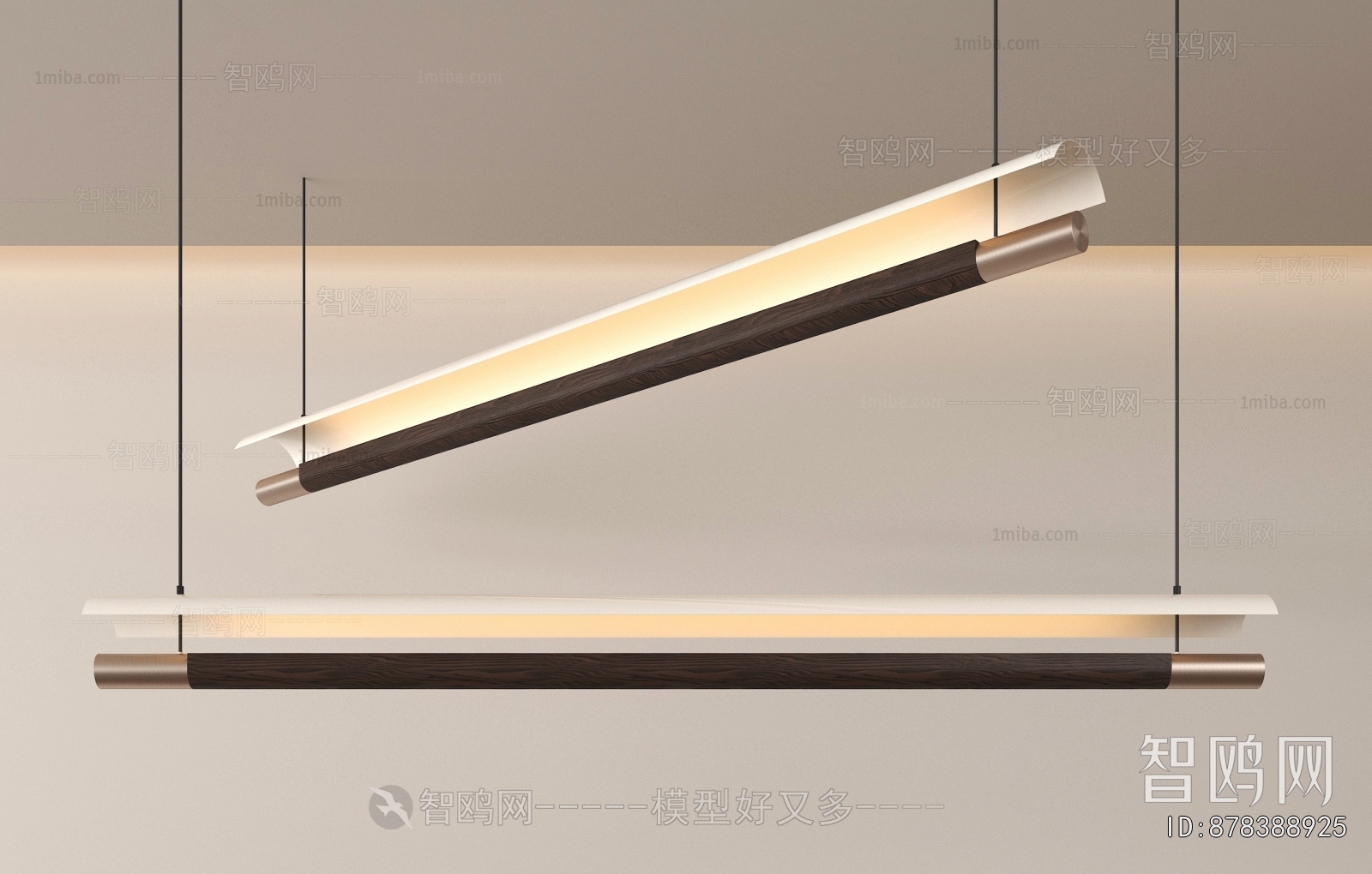 Modern Long Chandelier