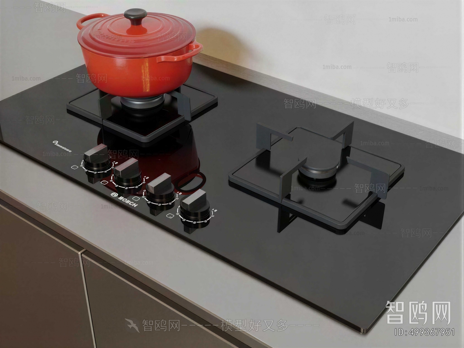 Modern Kitchen Electric Gas Range