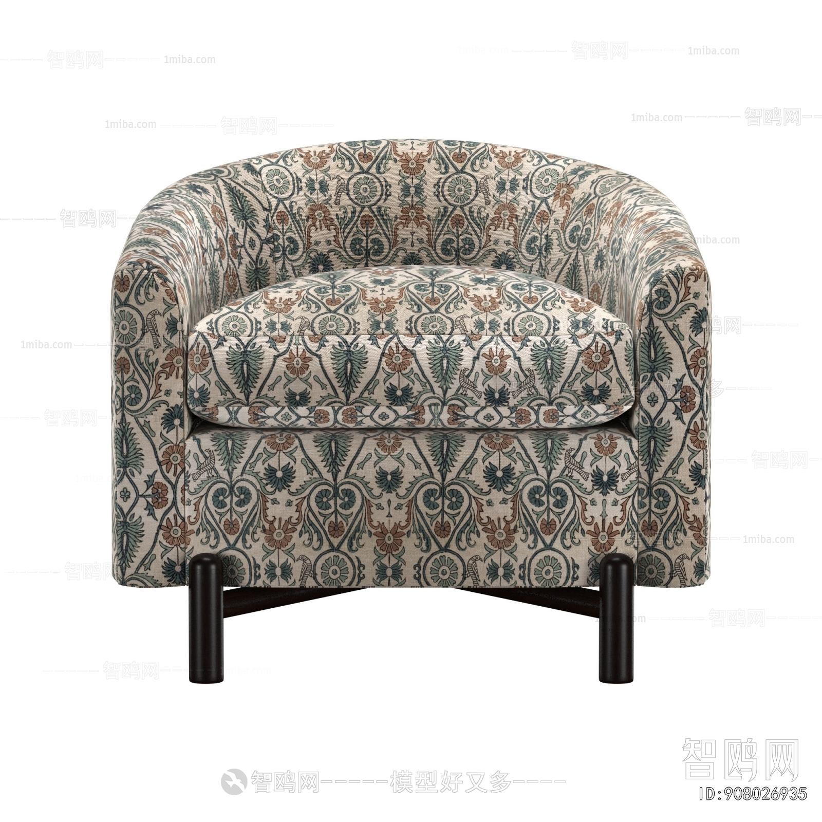 French Style Single Sofa