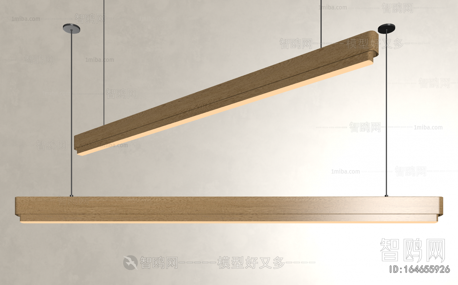 Modern Long Chandelier