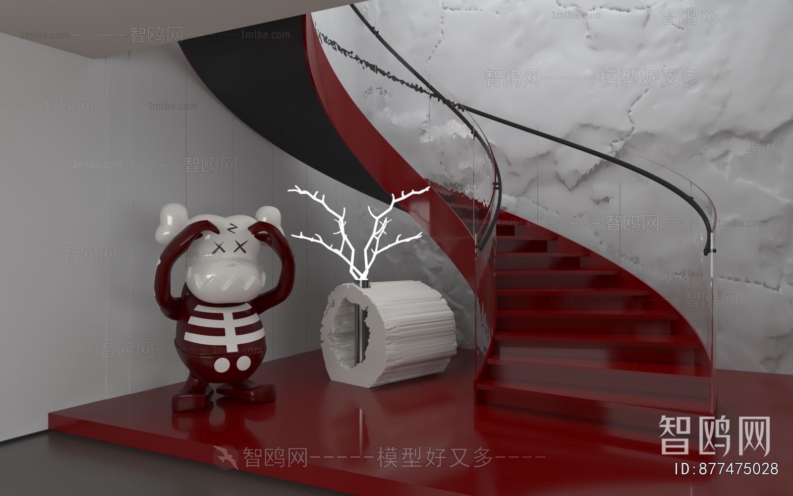 Modern Rotating Staircase