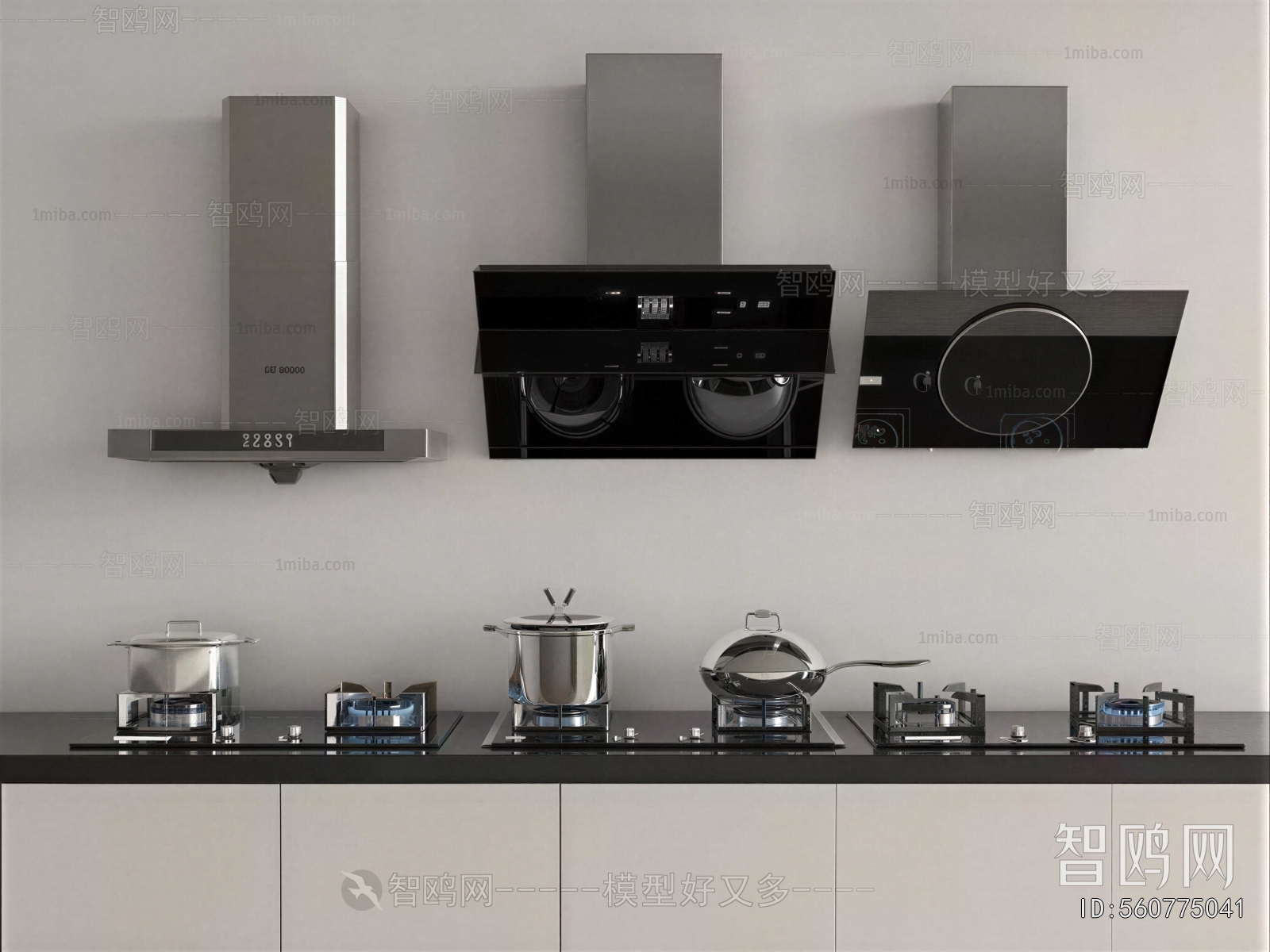 Modern Kitchen Electric Gas Range