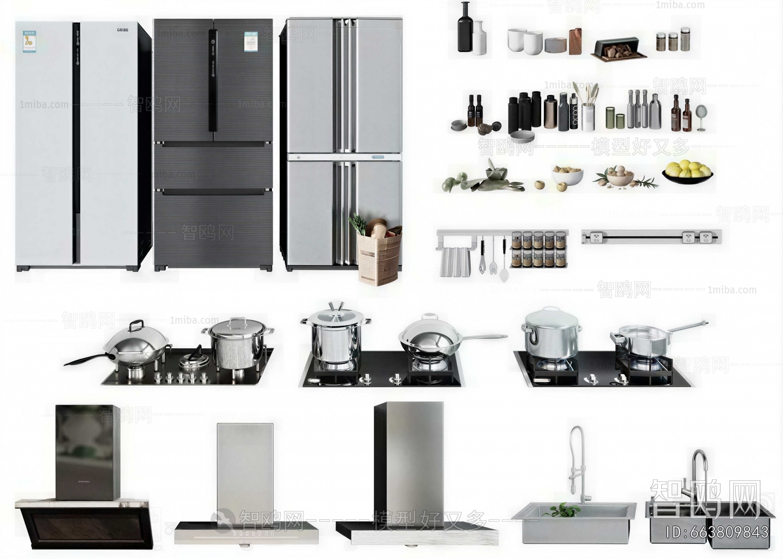 Modern Kitchen Electric Gas Range