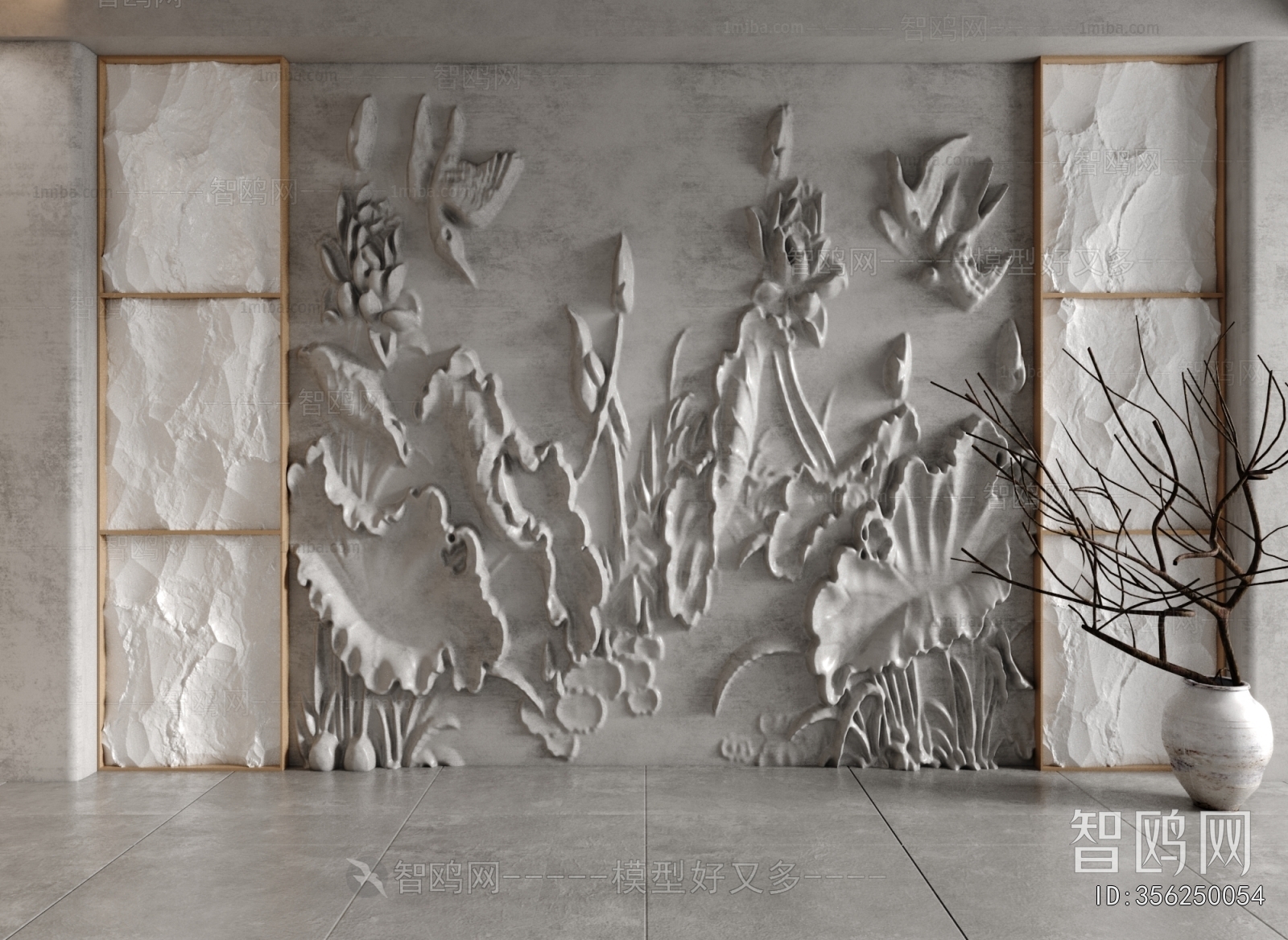 New Chinese Style TV Wall