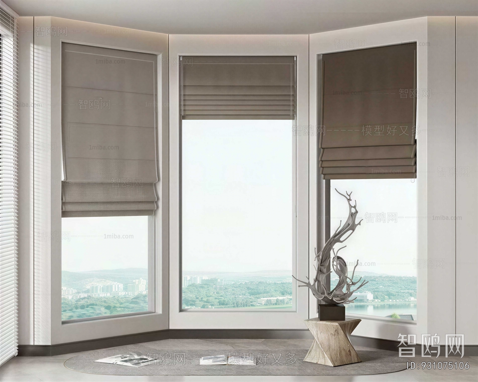 Modern Roman Curtain