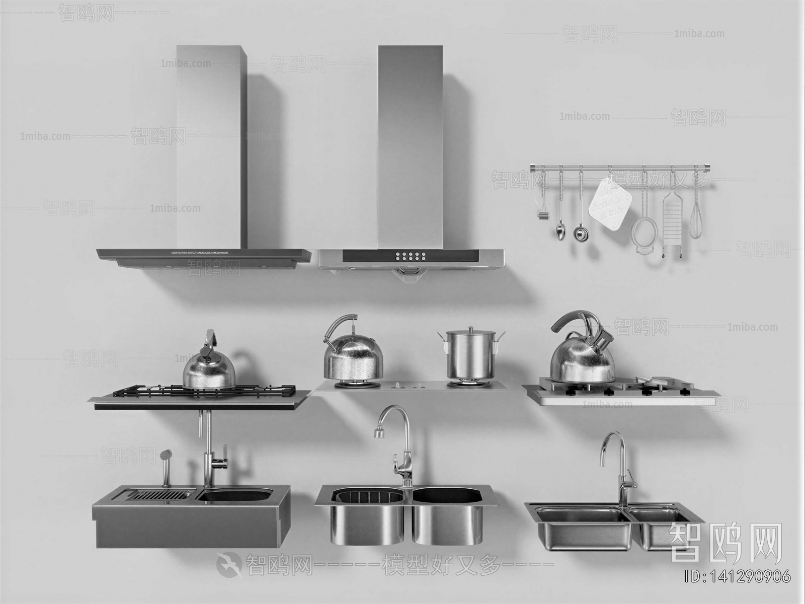 Modern Kitchen Electric Gas Range