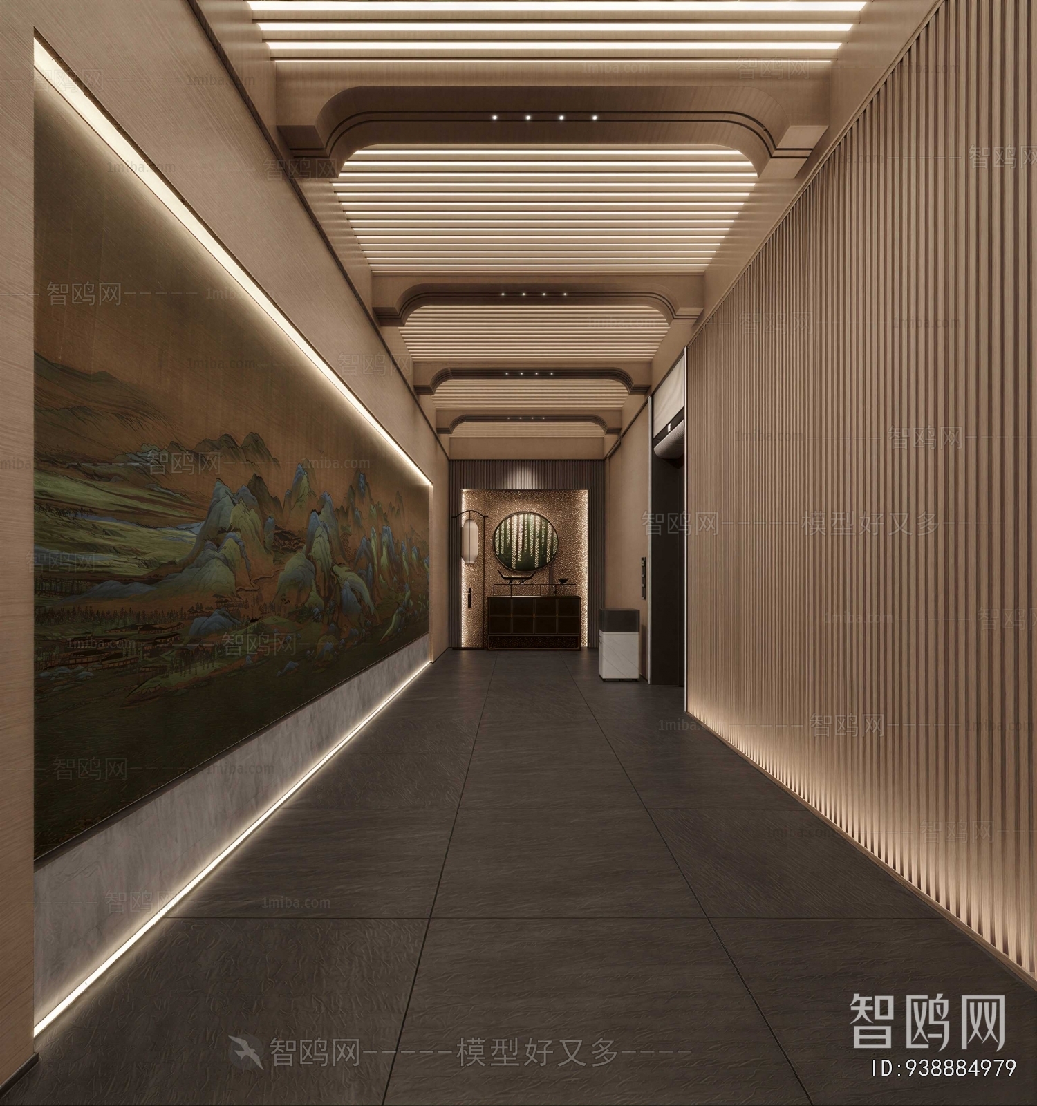 New Chinese Style Corridor