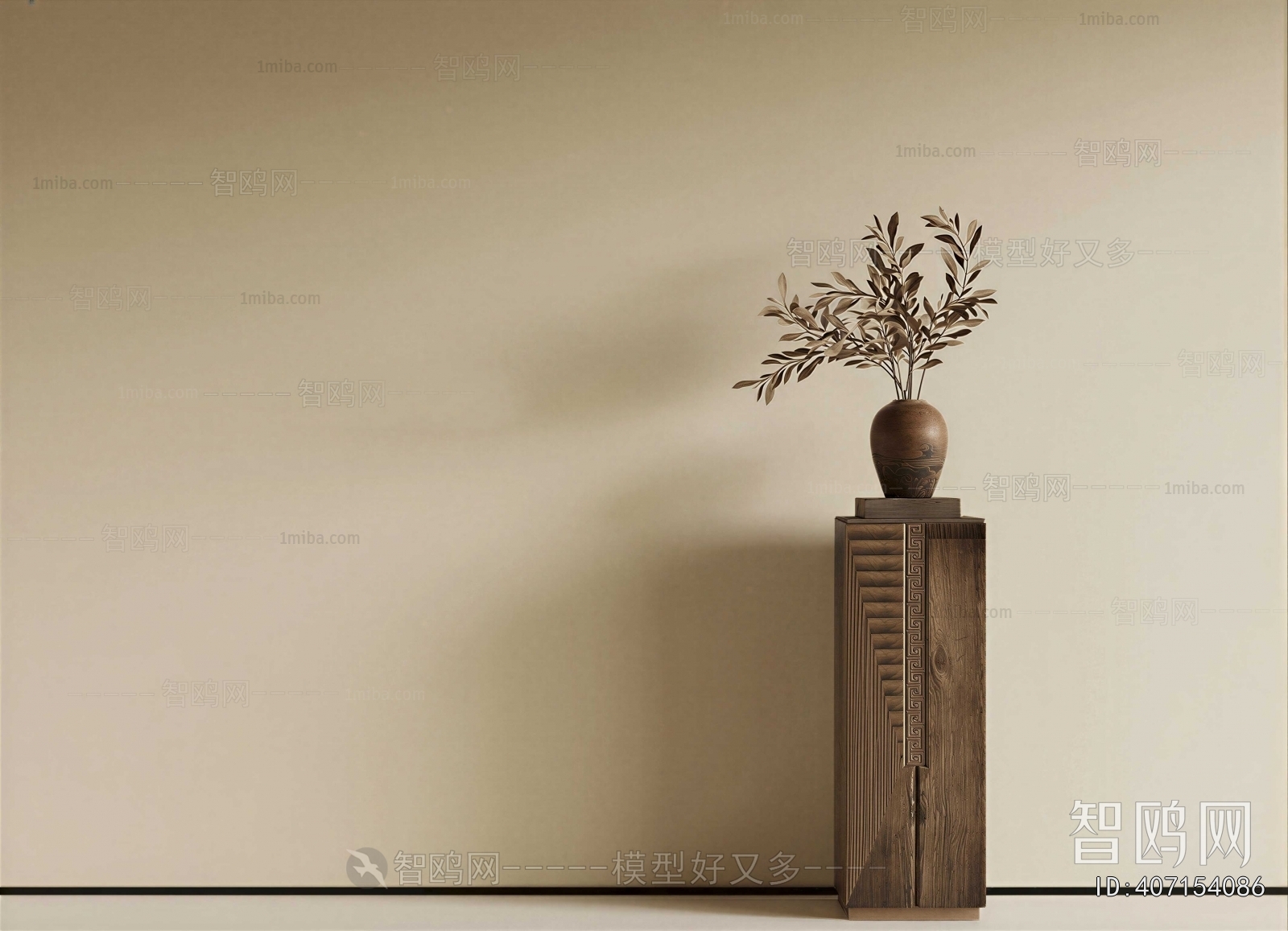 Wabi-sabi Style Dried Branch