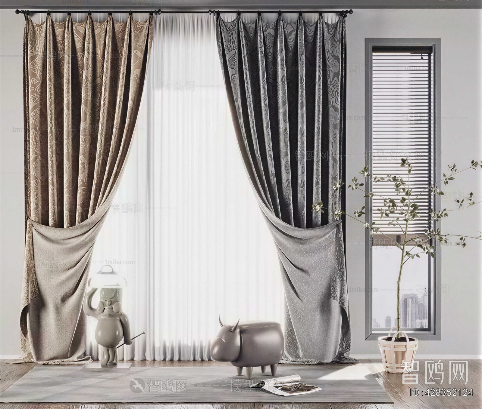 Modern The Curtain