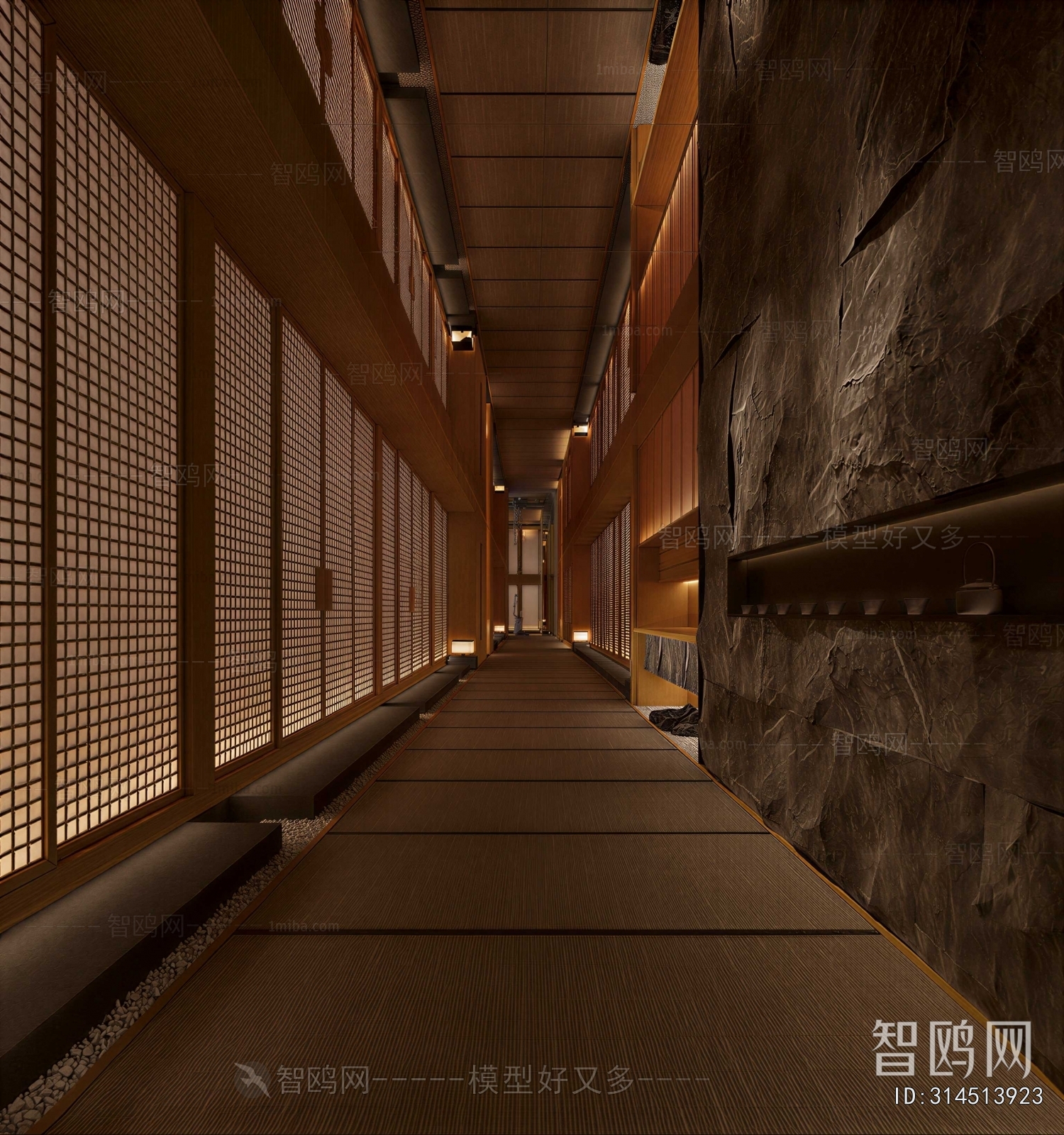 New Chinese Style Corridor