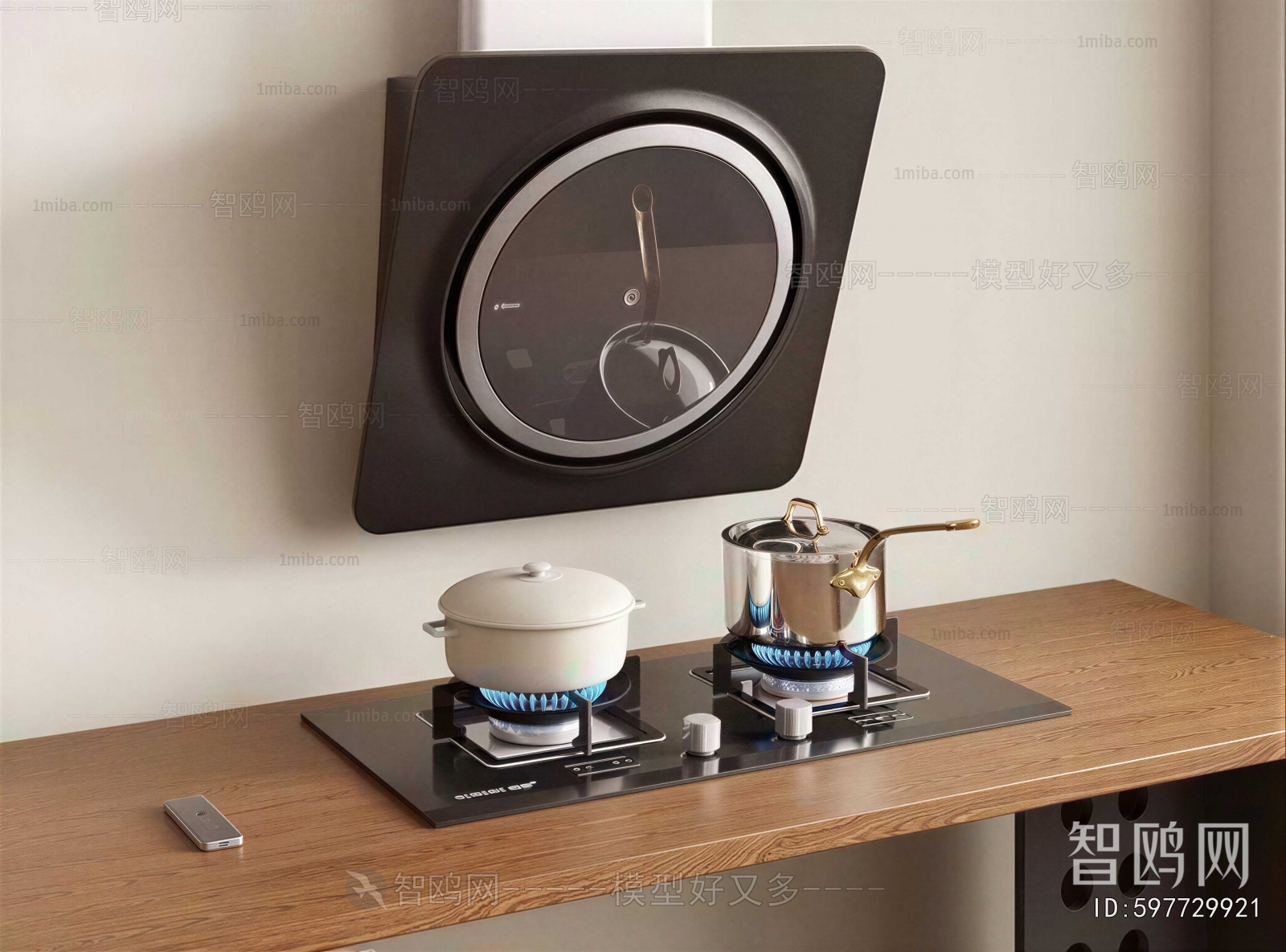 Modern Kitchen Electric Gas Range