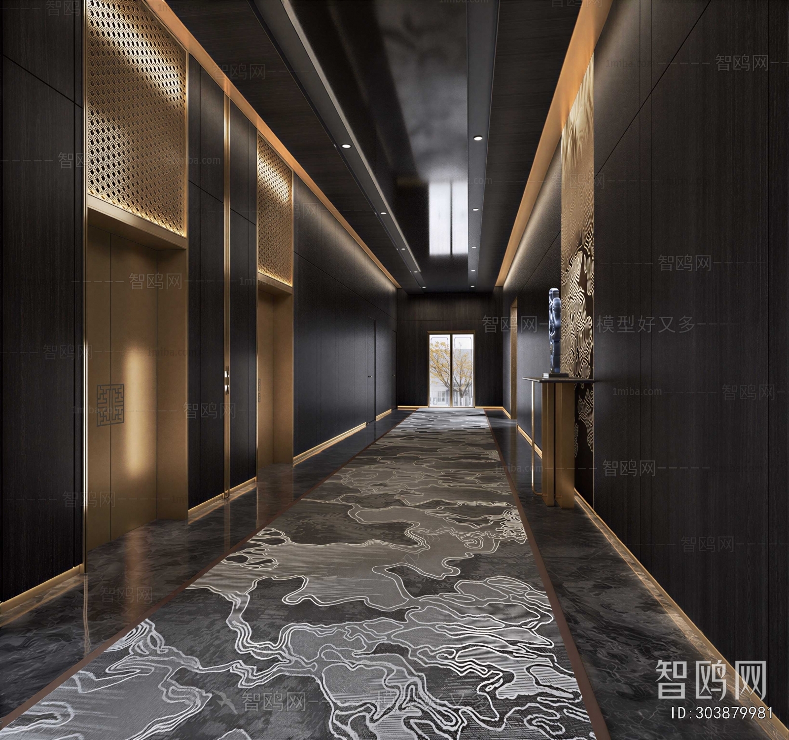 New Chinese Style Corridor