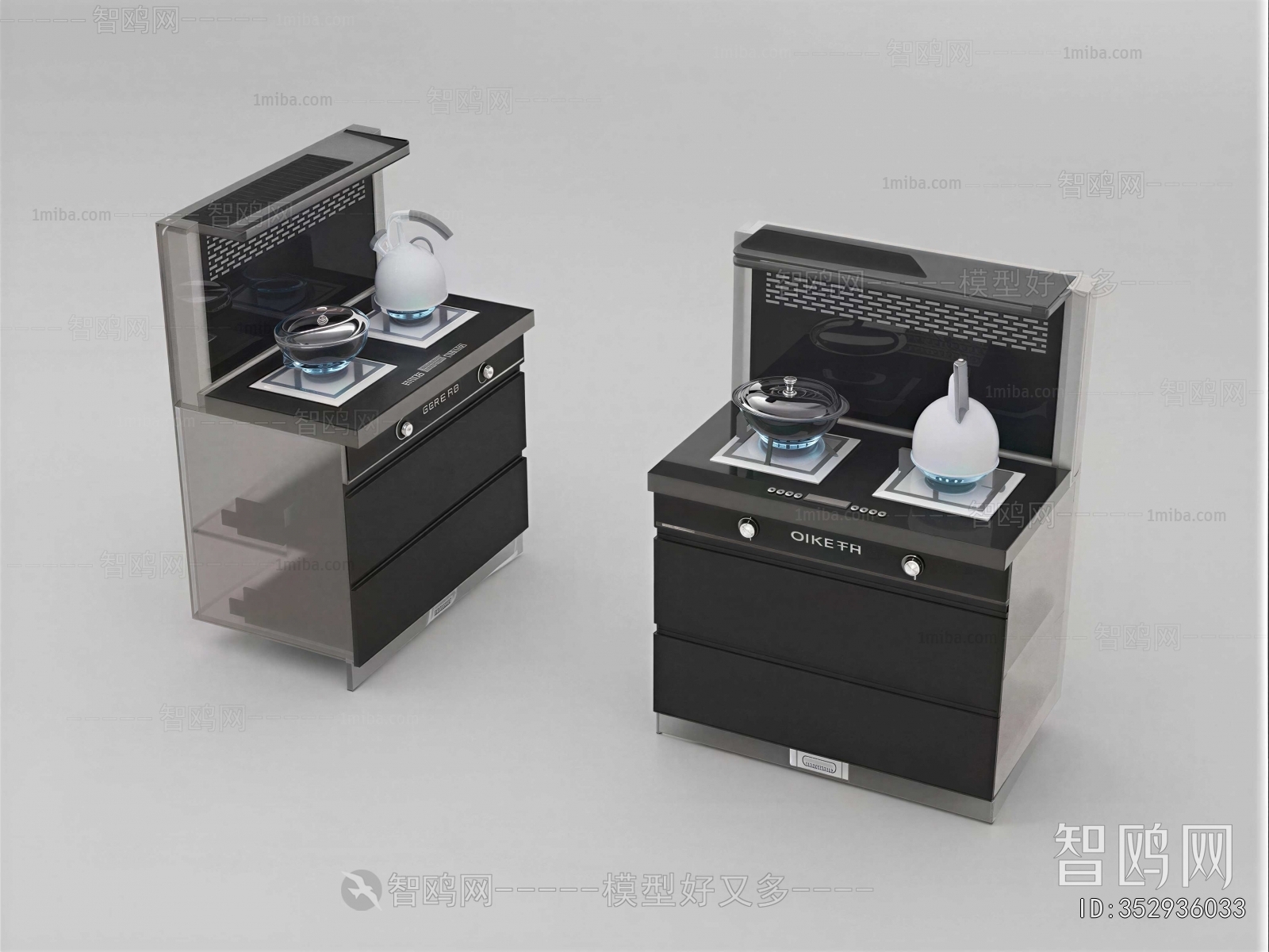 Modern Kitchen Electric Gas Range