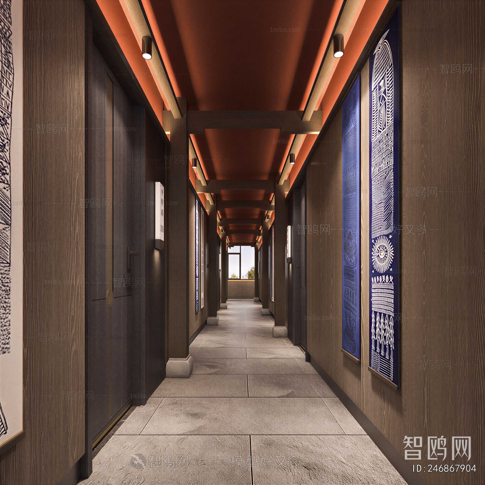 New Chinese Style Corridor
