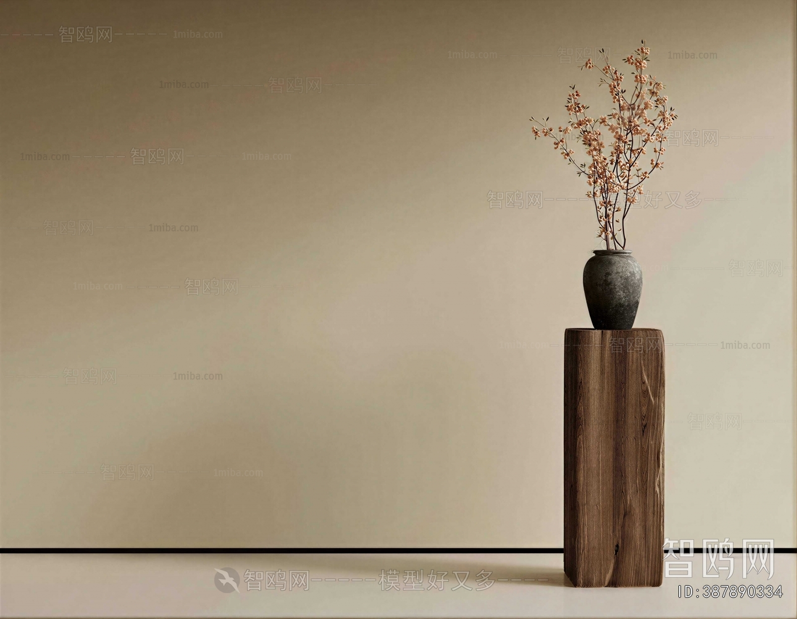 Wabi-sabi Style Dried Branch