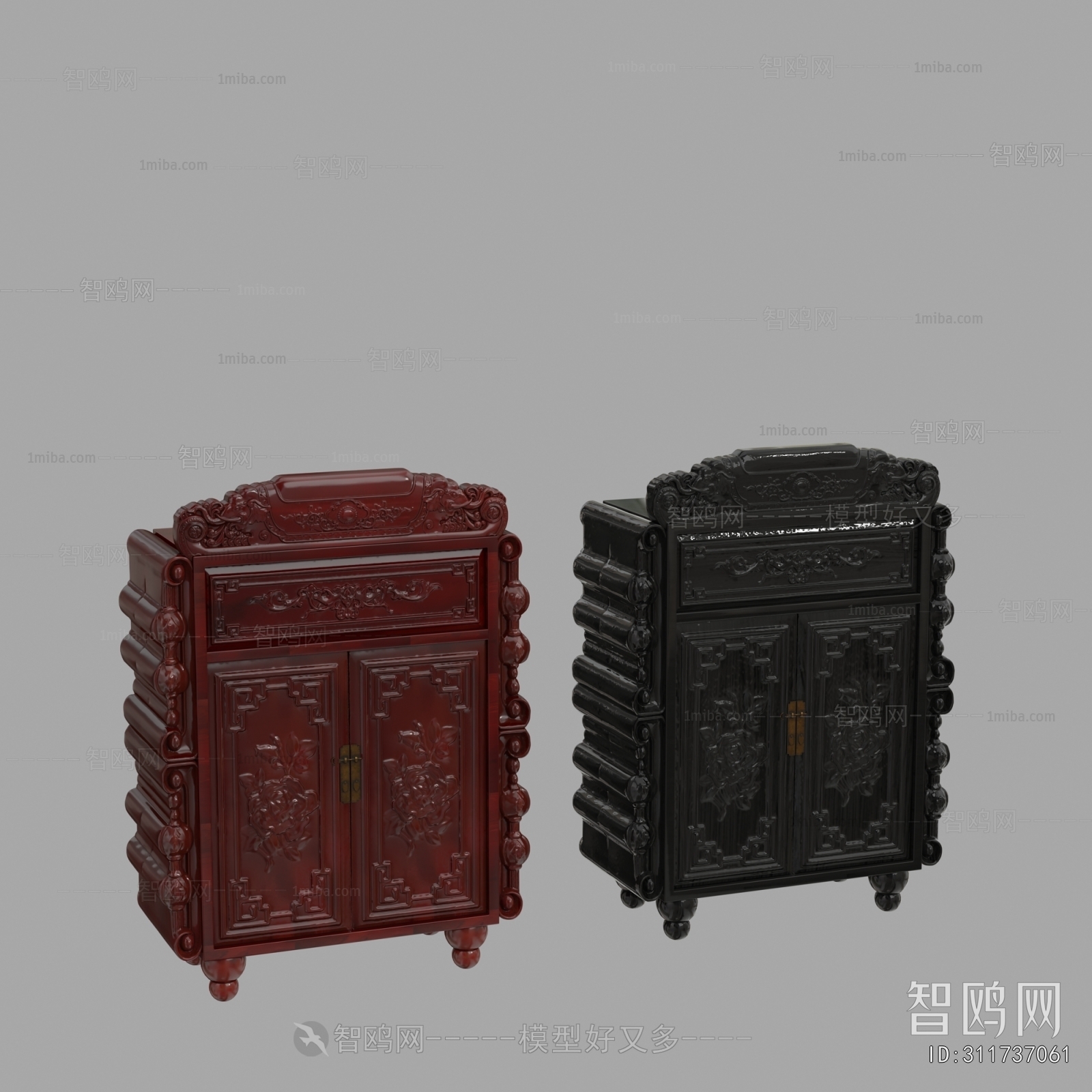 Chinese Style Decorative Cabinet