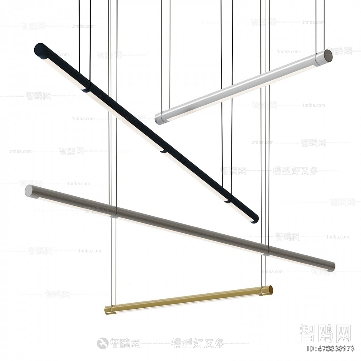 Modern Long Chandelier