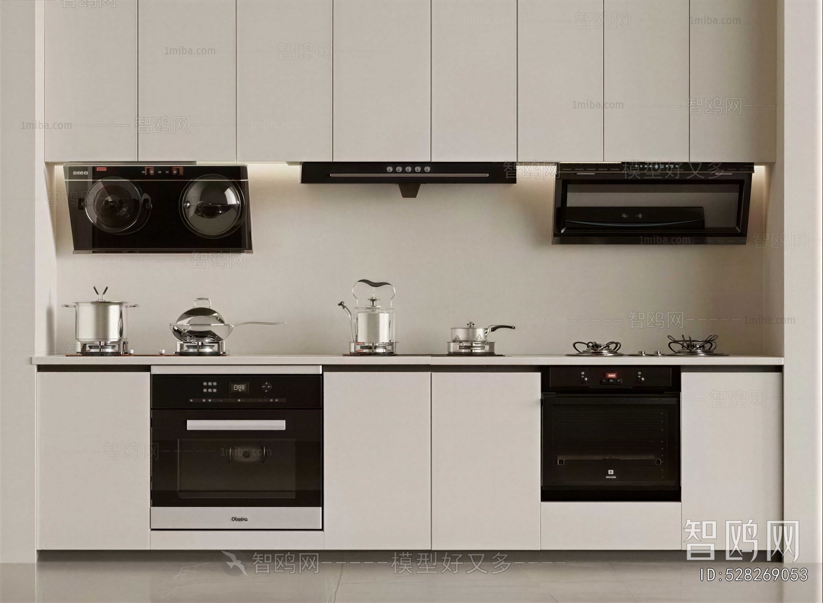 Modern Kitchen Electric Gas Range