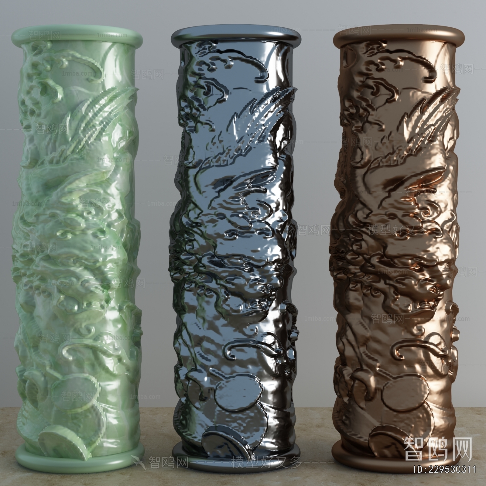 New Chinese Style Column