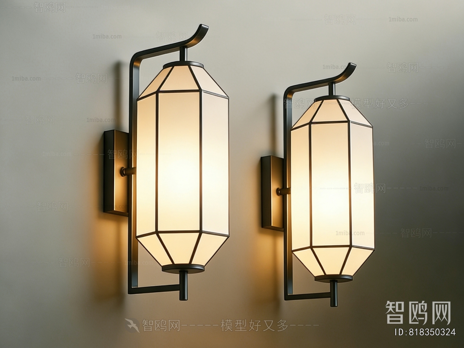 New Chinese Style Wall Lamp