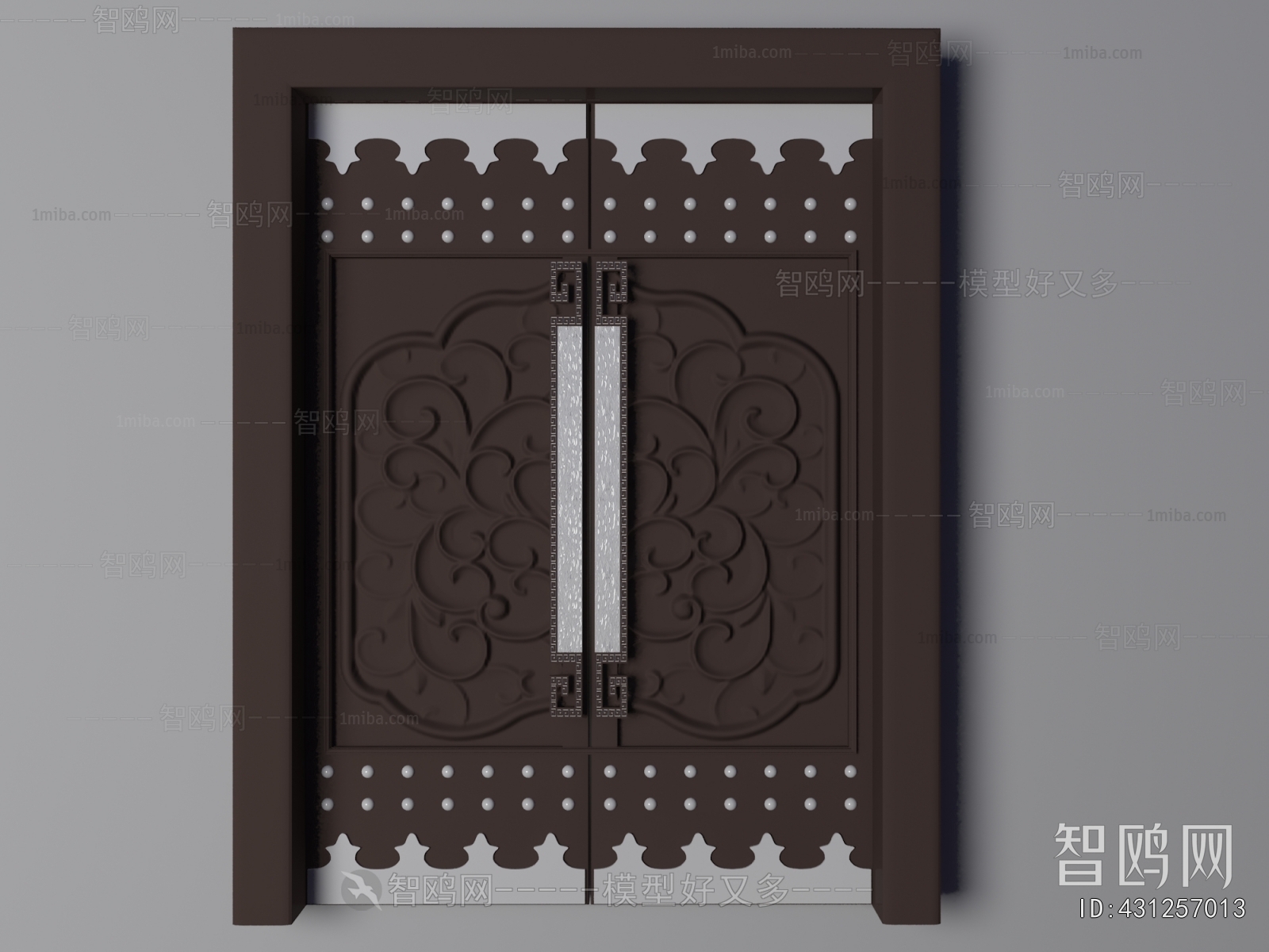 New Chinese Style Double Door