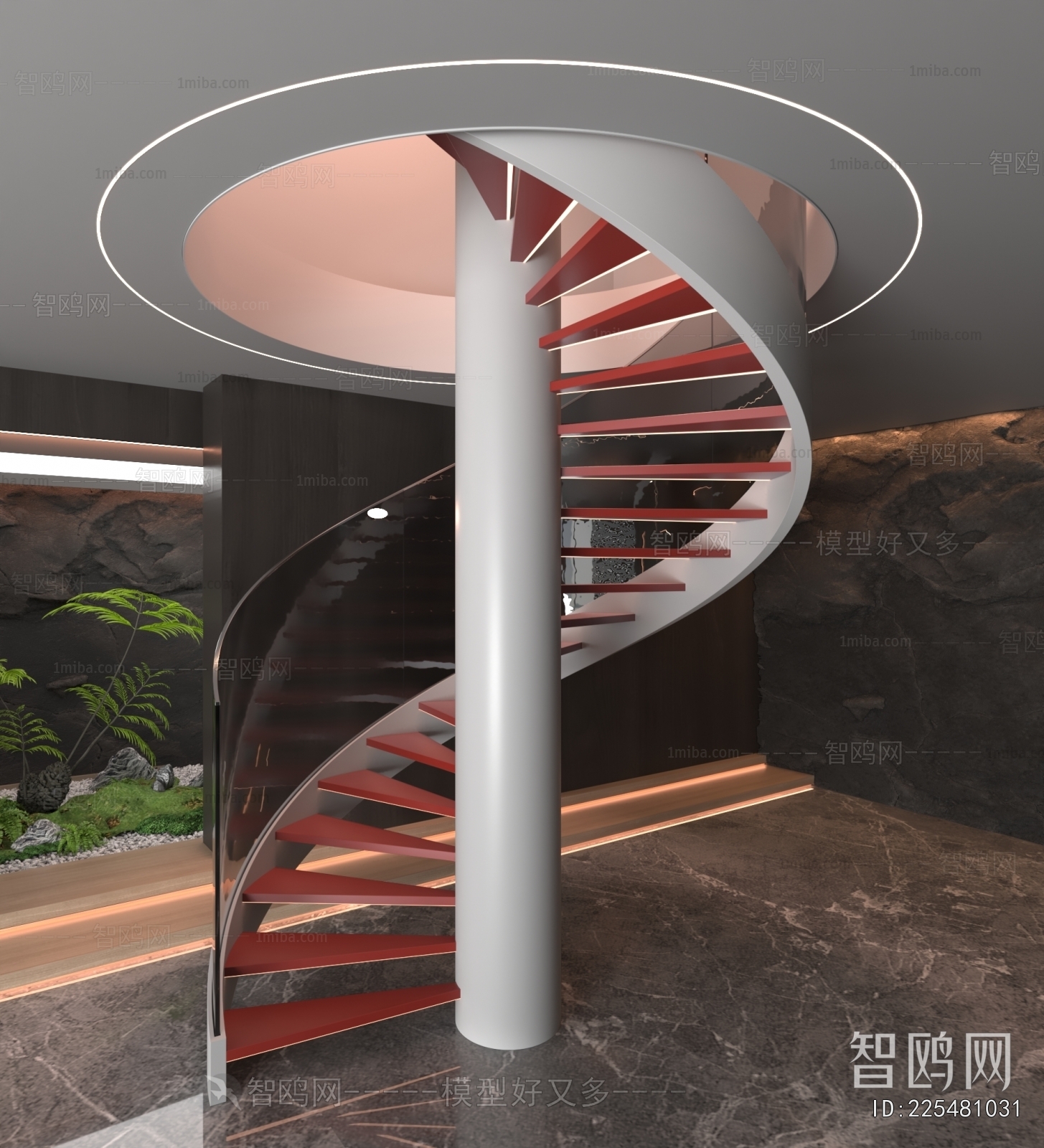 Modern Rotating Staircase