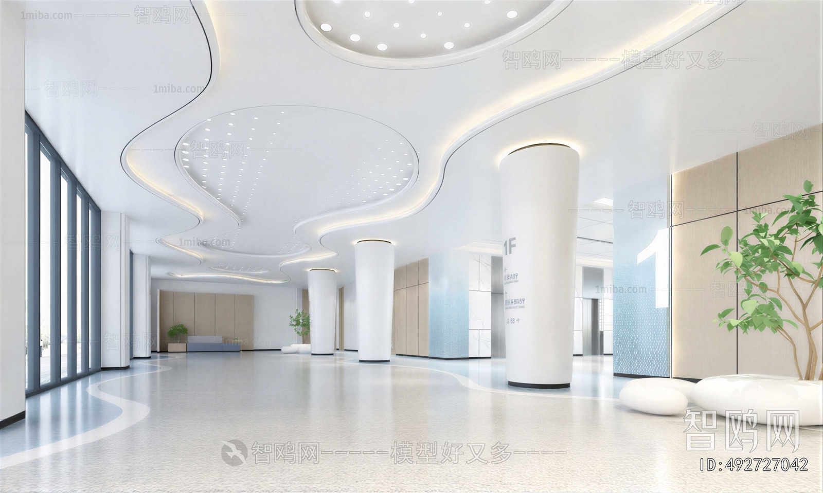 Modern Hospital Hall