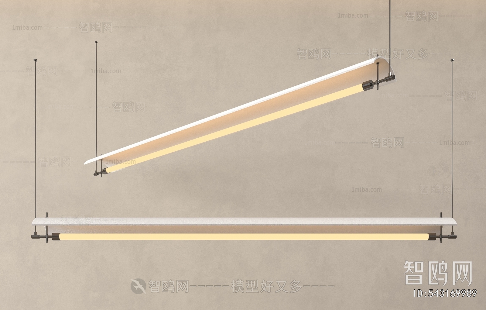 Modern Long Chandelier