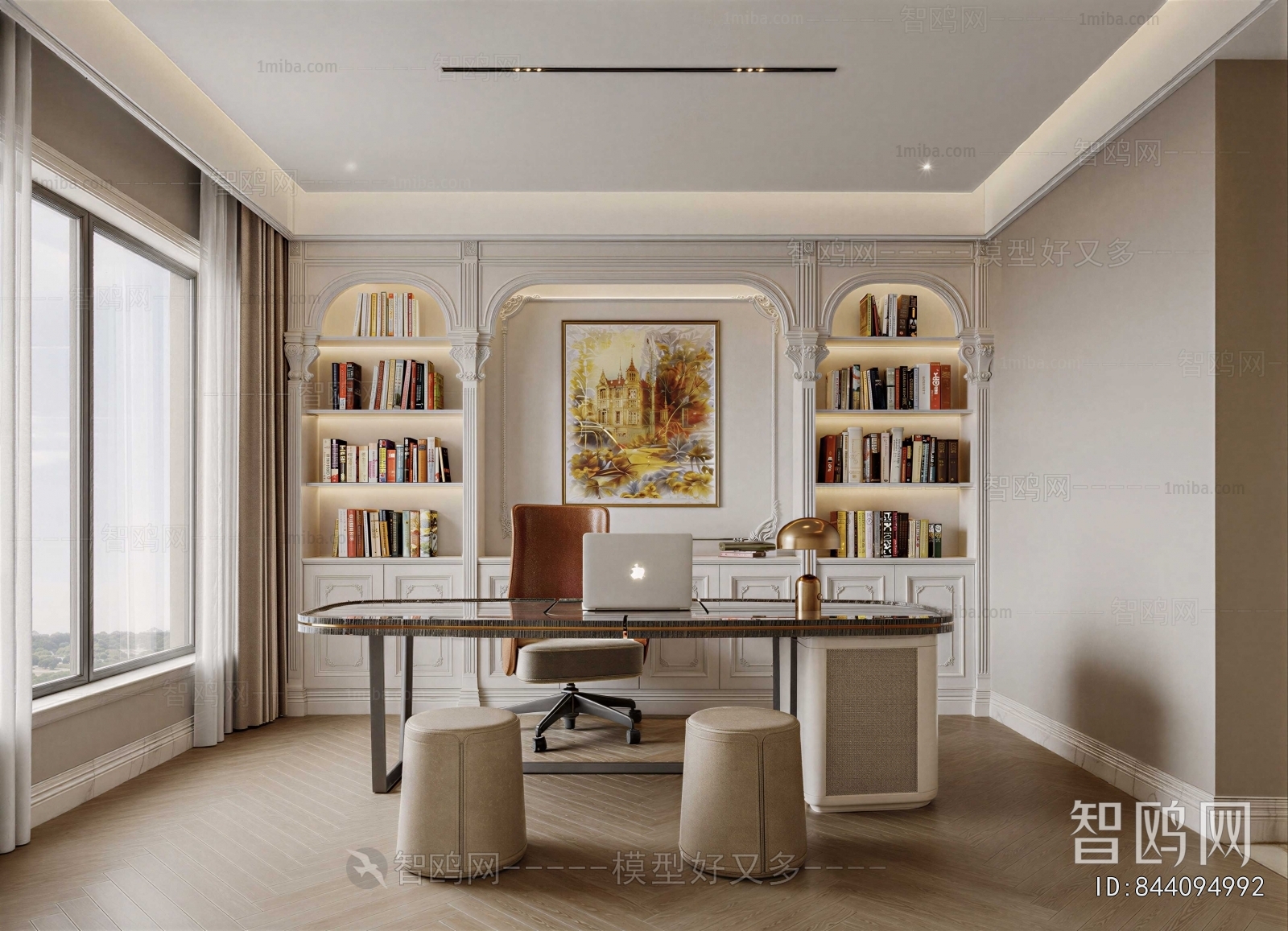 French Style Study Space