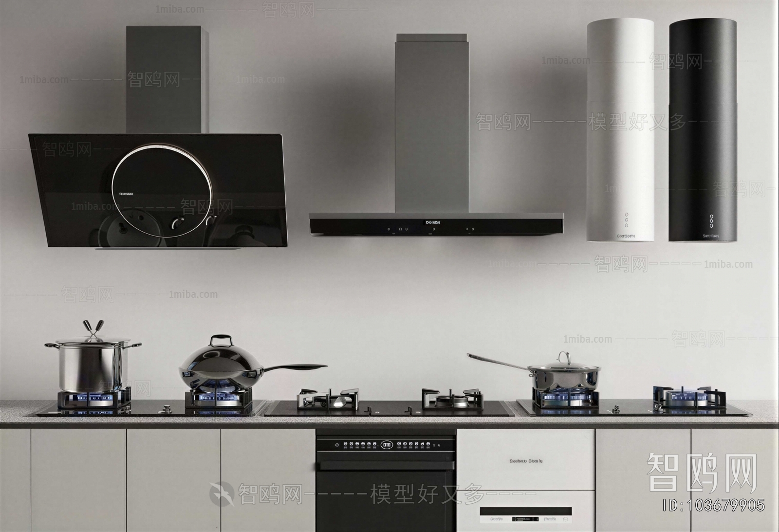 Modern Kitchen Electric Gas Range