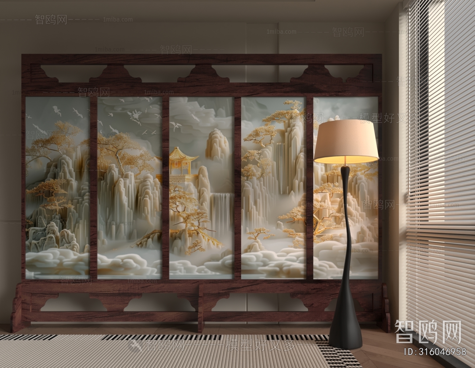 New Chinese Style Partition