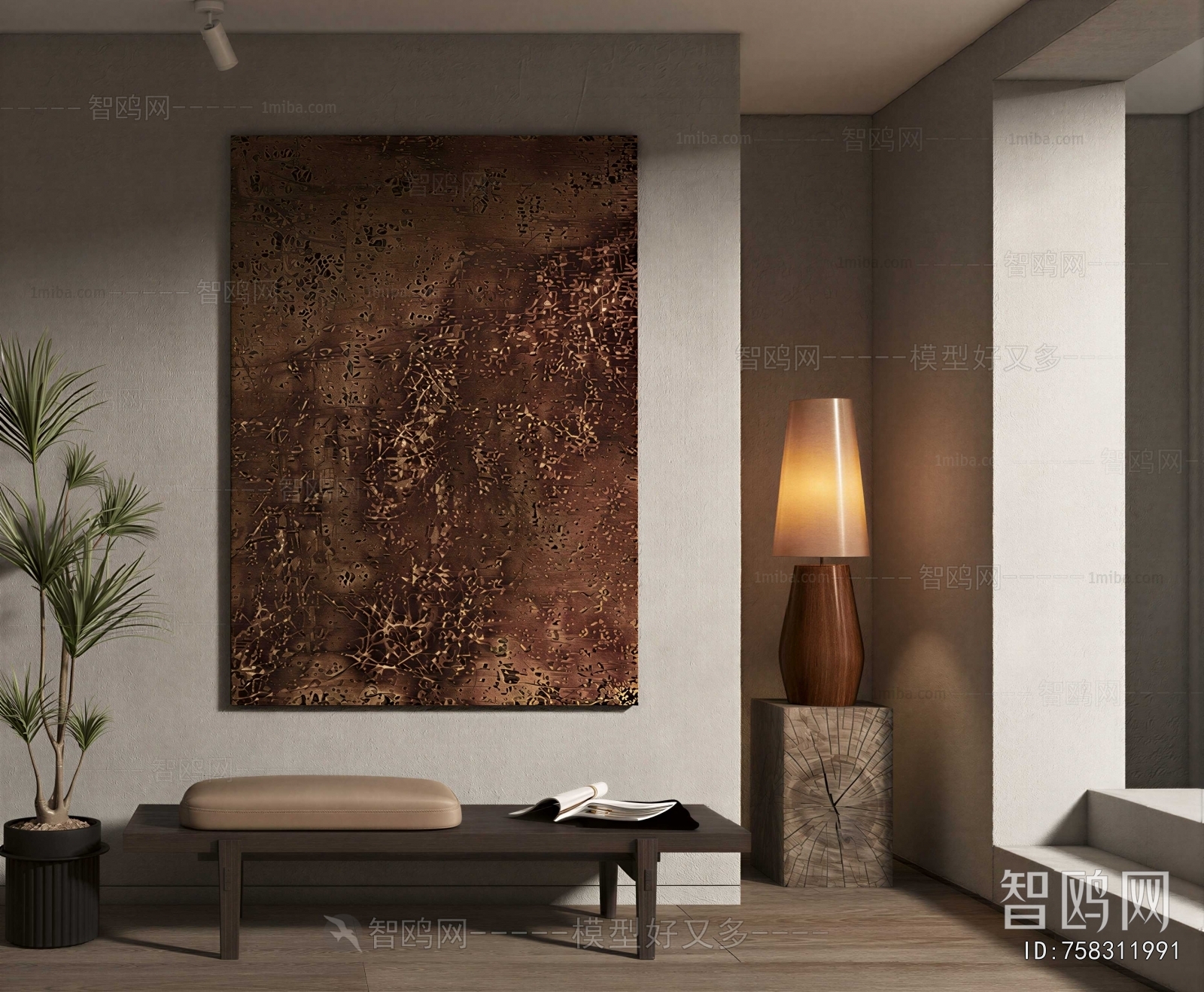 Wabi-sabi Style Hallway