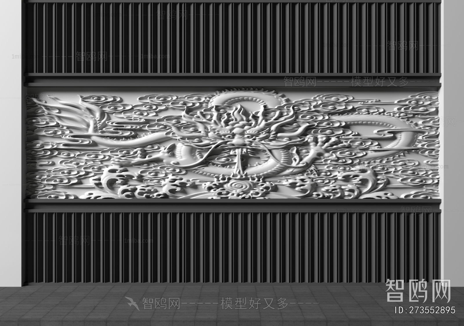 New Chinese Style TV Wall