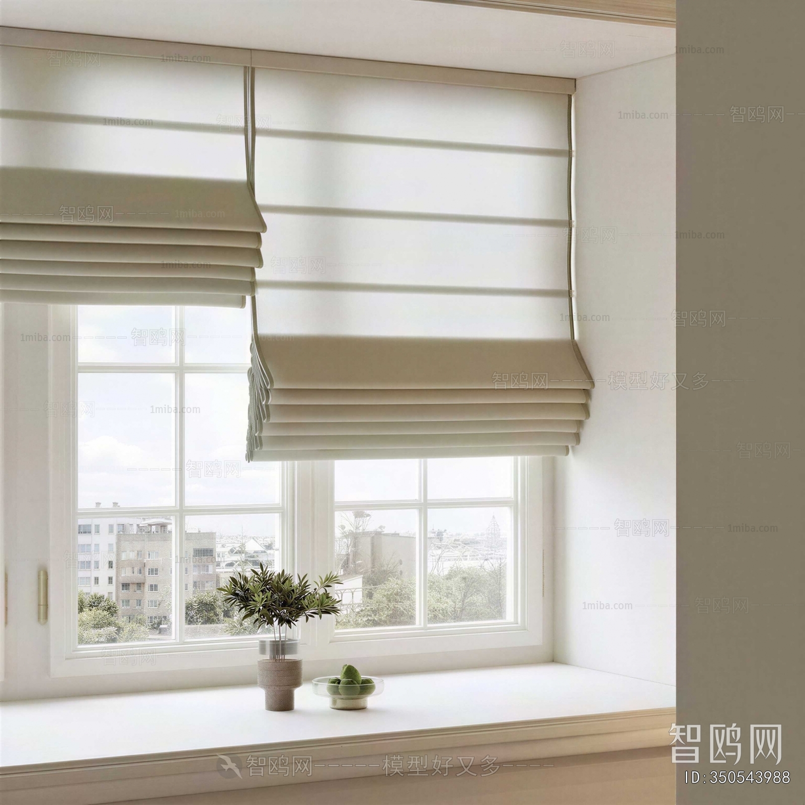 Modern Roman Curtain