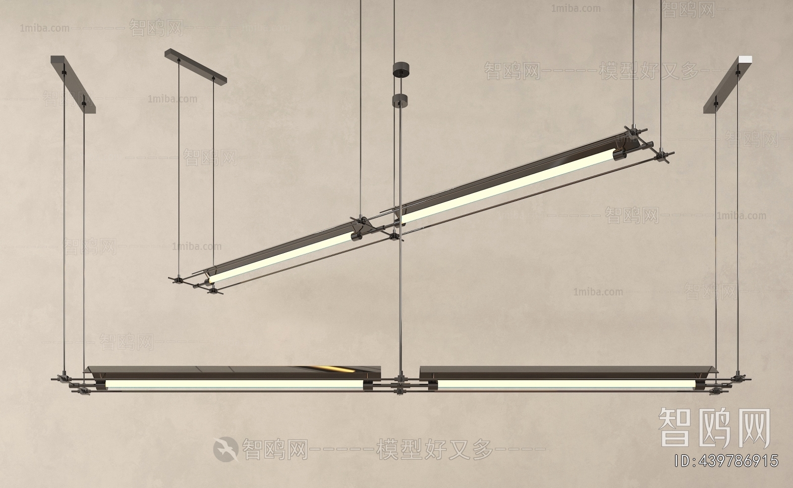 Modern Long Chandelier